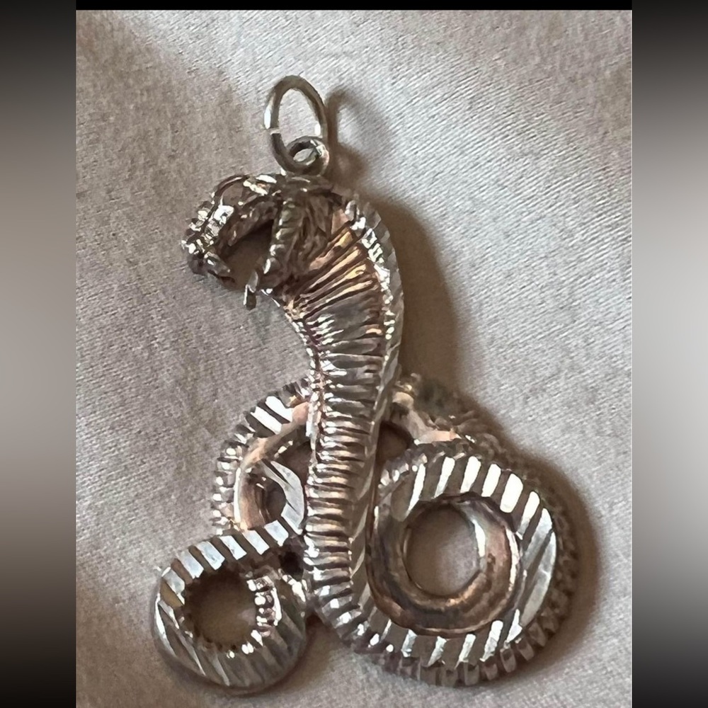 Sterling silver snake